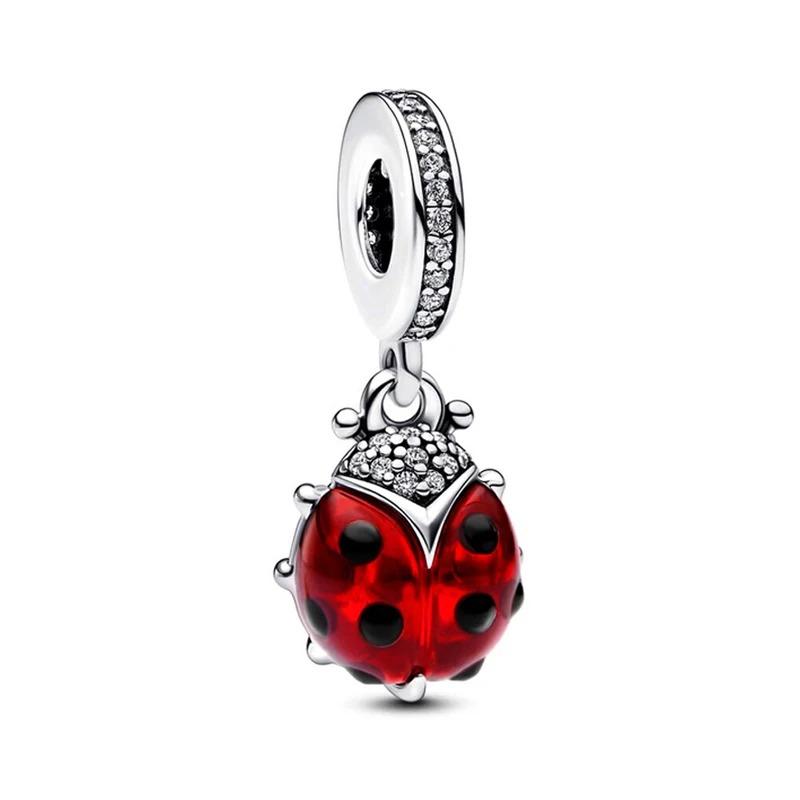 Newest 925 Silver Charm Bracelet Forest Animal Series Jewelry for Women Kangaroo Owl Swan