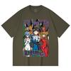 230 Gsm 100% Cotton Evangelion V11 Print Unisex Heavy Cotton T Shirt