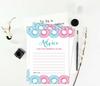 Inkdotpot Donuts Baby Shower Game Set Of 50 BabyA  AlphabetA  ABCA  Game He Or She Party