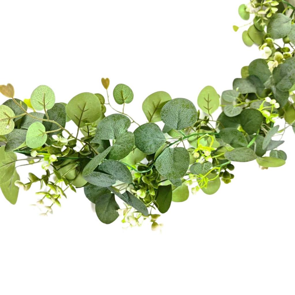 American Spring 180Cm Simulation Eucalyptus Vine Gypsy Eucalyptus Leaves Vine
