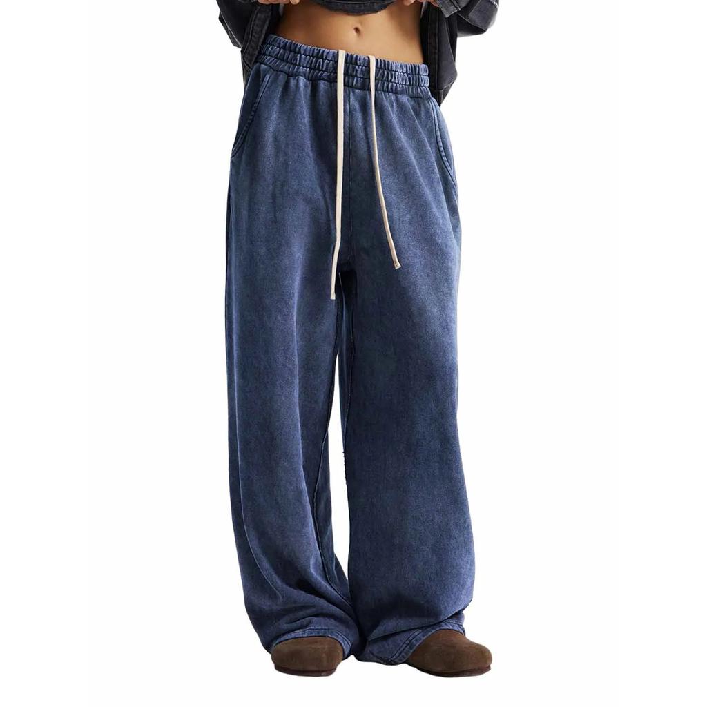 Women's Solid Color Casual Fashion Button Versatile Trousers