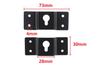 Small speaker mounting wall general 70mm x 8 screws included pieces per bracket, mount, purpose, DIY, 30mm, (2 set)