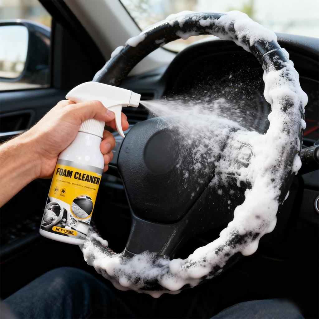 Upholstery Cleaner Foam 120ml Multi-Purpose Powerful Auto Supplies Car Carpet Cleaner For Couch Furniture Truck Convertible Golf