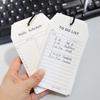 Note Pads Notepads Book Stationery Supplies Loose Leaf Planner Memo Daily Schedule List To Do List