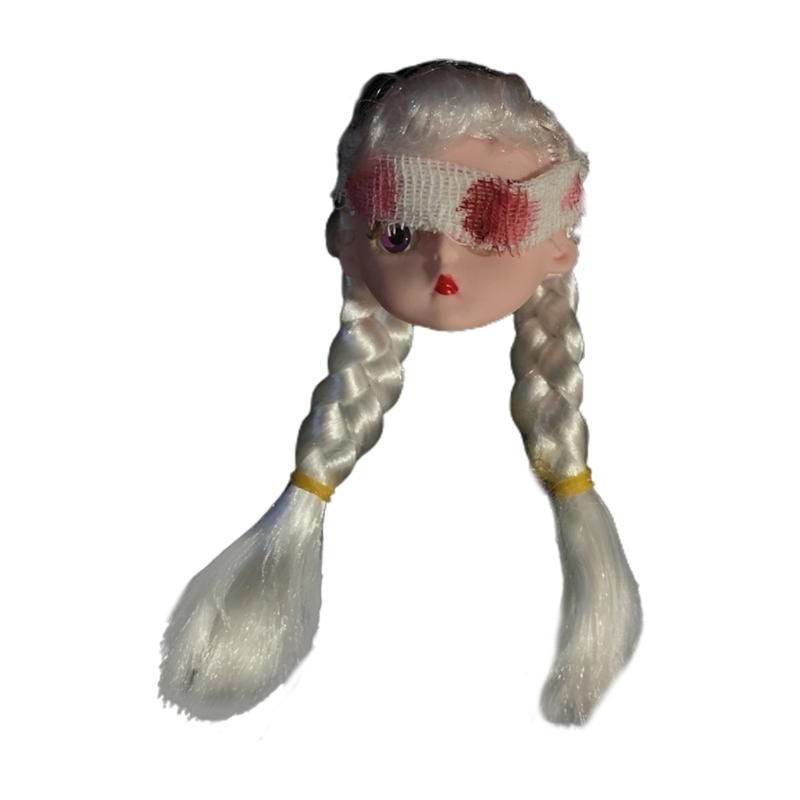 

Bandaged for Doll Brooches Halloween Handmade Hair Side Clips Bloody for Doll Brooch Fashion Jewelry Decoration Backpack
