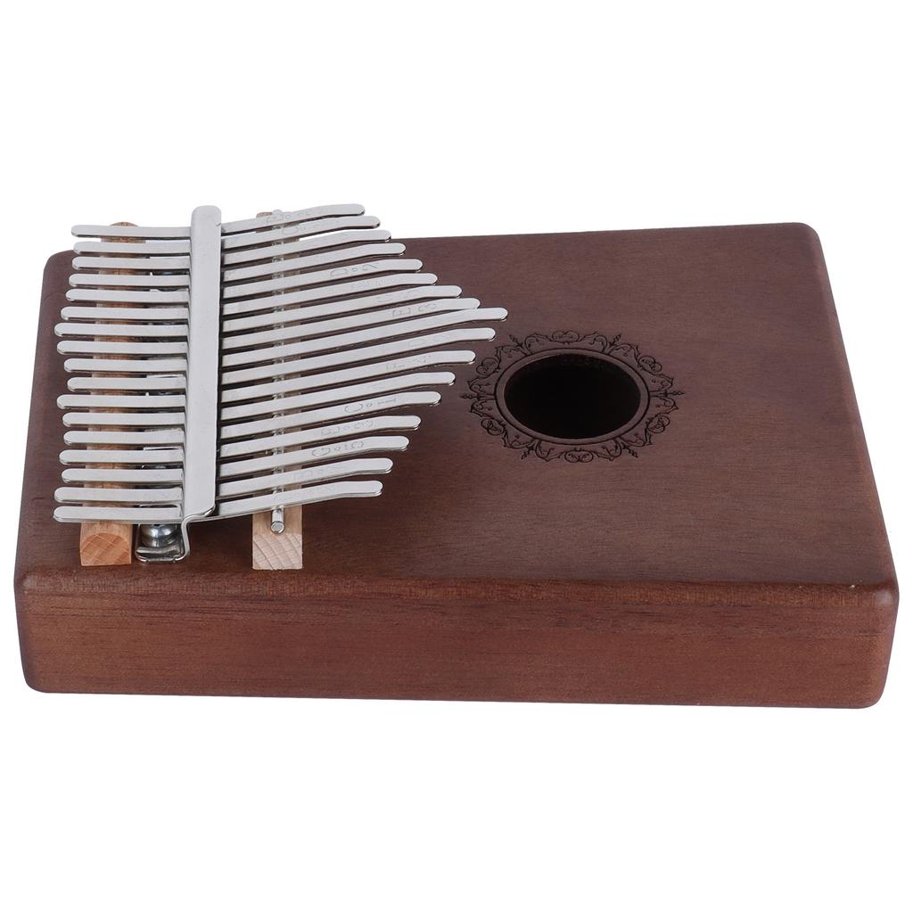 Kalimba 17 Key Maple Thumb Piano Tuning Hammer Portable Finger Instrument for Beginner