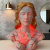 JYL TS/196,New Blazing Maiden Figurine Cracked Soul Red Flame Girl Decorative Figurine