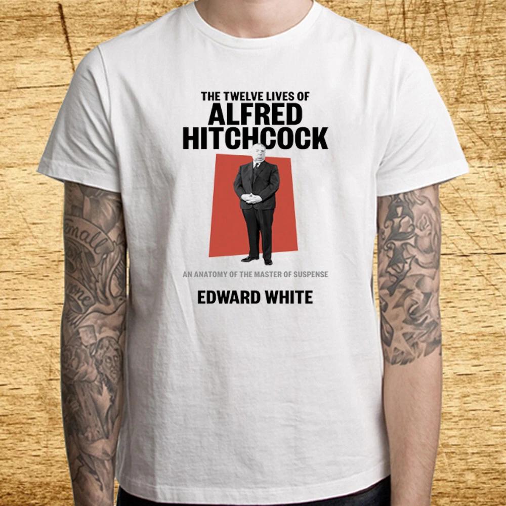 Men s and Women s T-shirts Alfred Hitchcock Crime Master White Size S to 5XL XXXL
