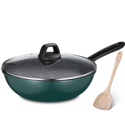 32cm Flat-Bottom Non-stick Wok