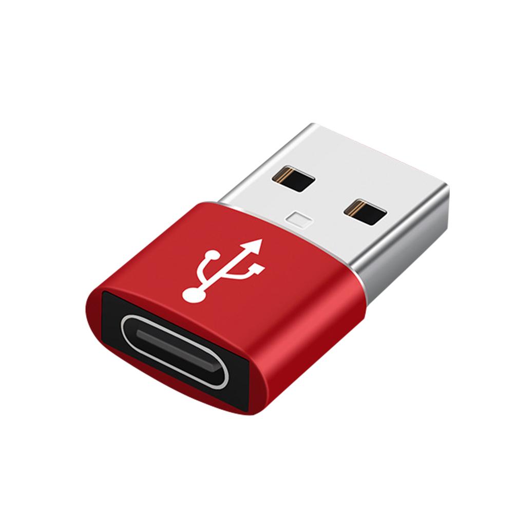 

2x USB 3.1 Type C Female на USB 3.0 A Male адаптер для передачи данных и зарядки (красный)