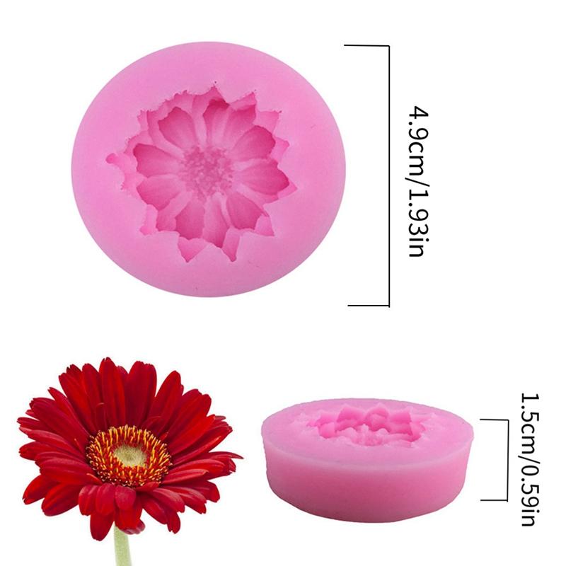 Silicone Soap Mold for Making Rose Flower Fondant 3d DIY Form Handmade Cake Decorating Sugarcraft Moulds Silicon Mold Tools