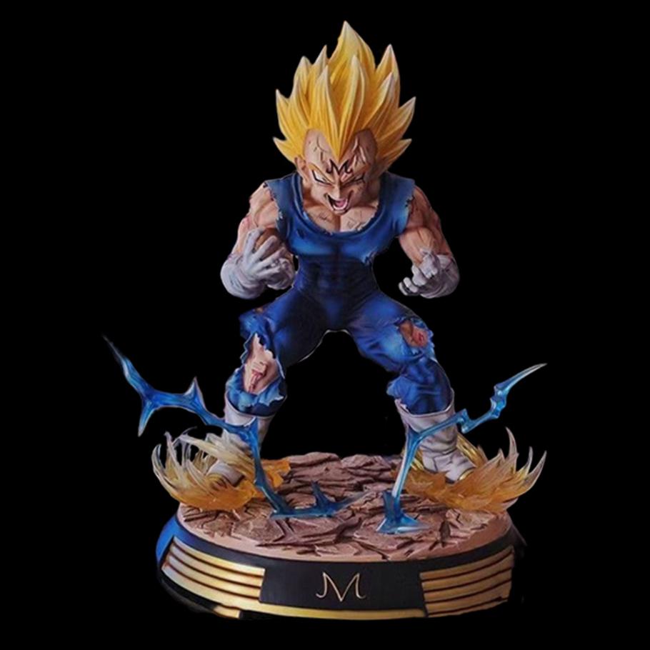 Anime Drogan Boll Z Gk Vegeta Figure Majin Vegeta Figurine 28cm With Base Pvc Statue Action Figures Collection Model Toys Gifts