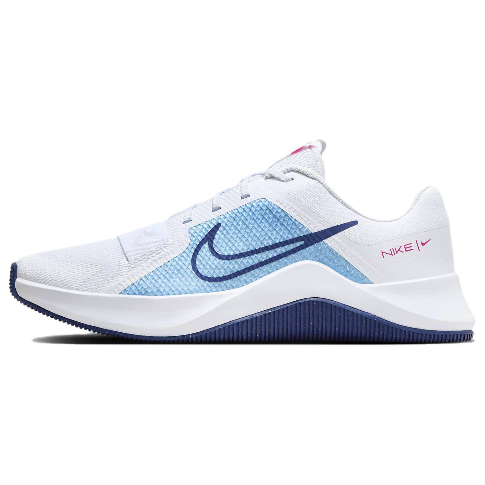 

Nike MC Trainer 2 White Deep Royal Blue Men Sneakers Aquarius-Blue Fierce-Pink DM0823-102 48