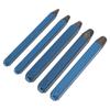 5pcs Jewelry Stamping Set 45 Steel Different Patterns Metal Stamps Punches Tools for Wooden Metal
