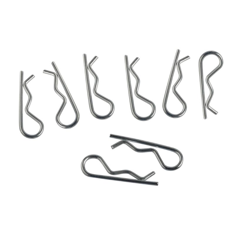 Cotter Pin Clip Retaining Hair Pins Including 5 Sizes Cotter Pins and 6 Sizes Hairpin Cotter Pin Assortment Kit