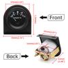 40~120 Celsius Water Temp Gauge 52mm Temperature Meter With 1/8NPT Sensor 12V Auto Instrument Black Shell