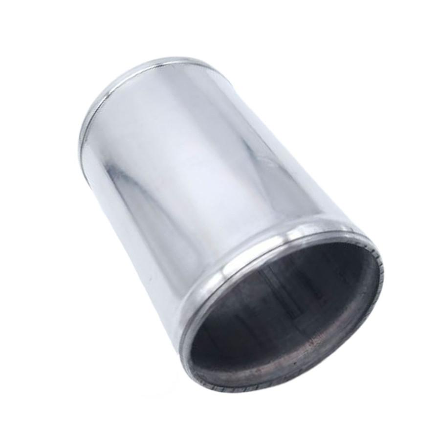 Polished Alloy Hose Joint Silicone Pipe 2.5 "63mm OD & 100mm L Tube Connector