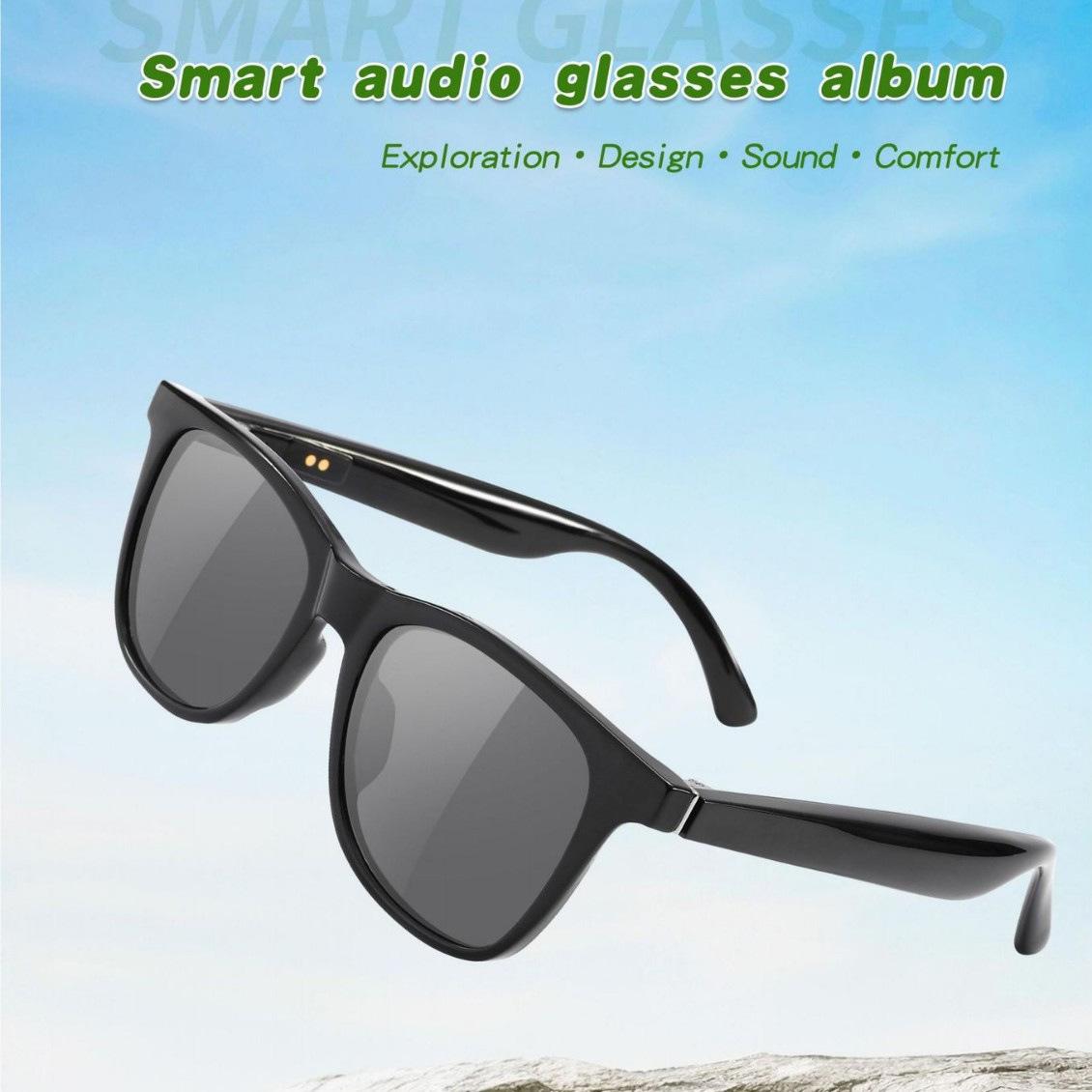 

AI Smart Bluetooth Music & Call Glasses with Auto On/Off & Metal Hinges