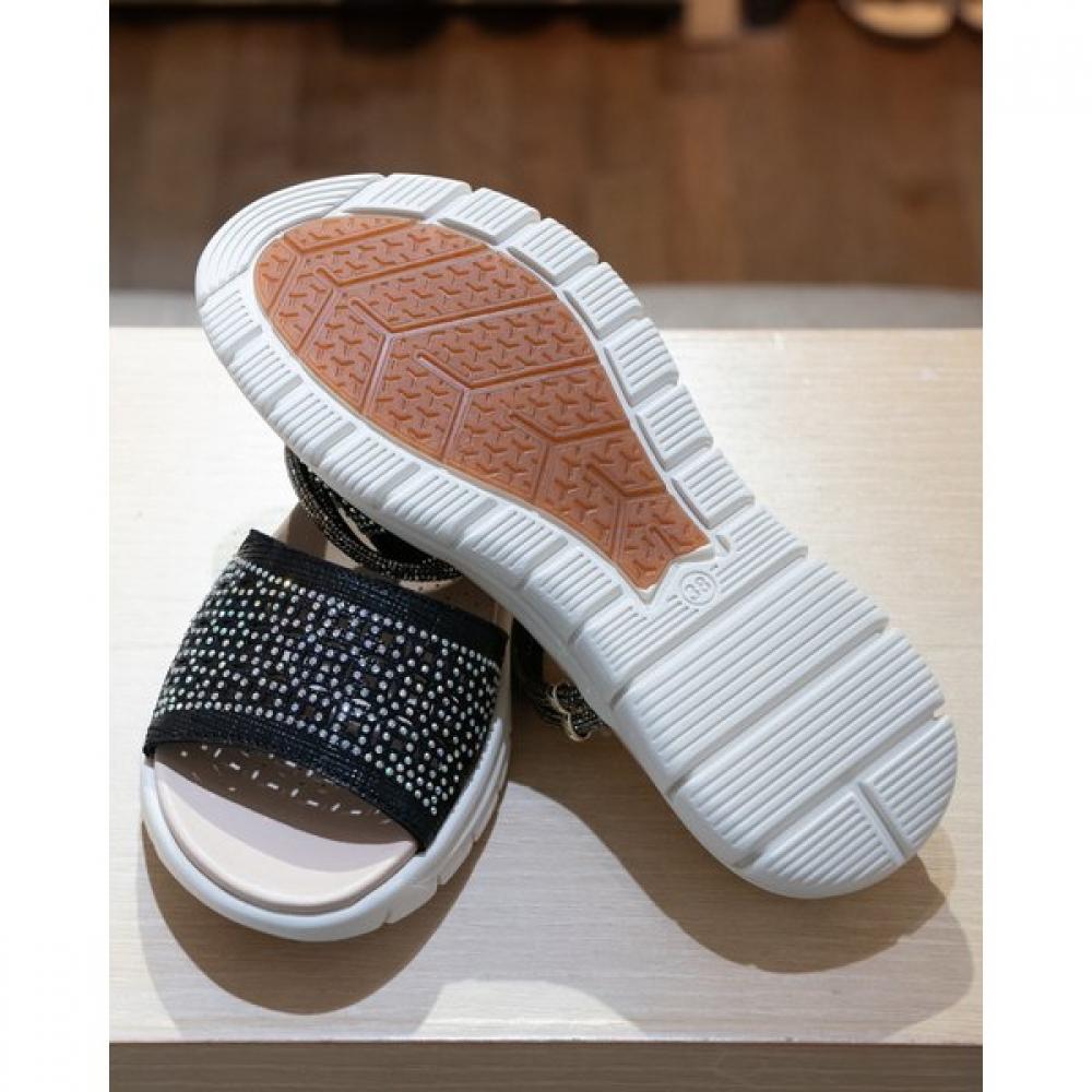 Vainer 9x60 Black Women Sandals Comfort