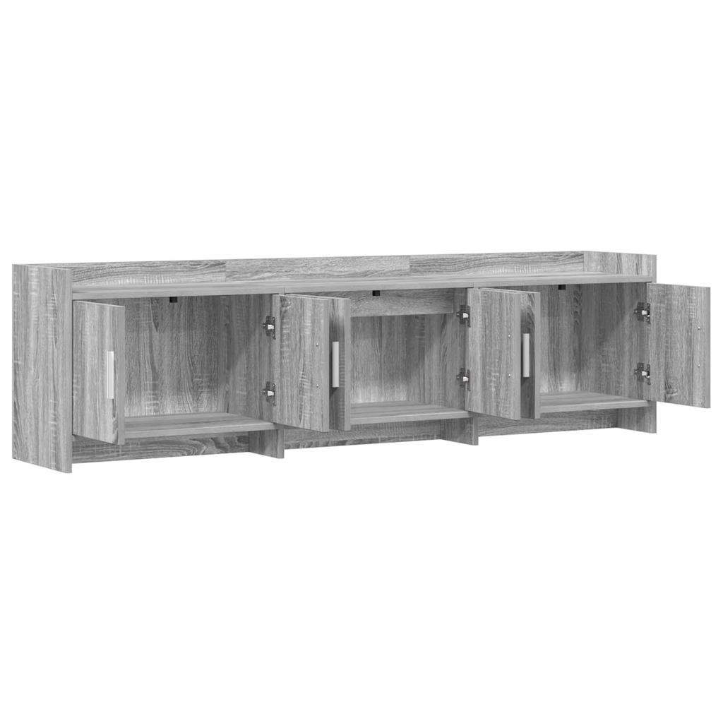 TV Stand 168 x 33 x 47 cm Grey Sonoma Particleboard