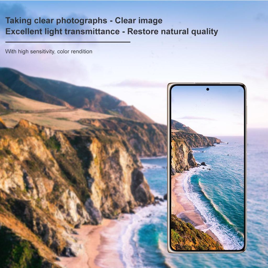 For Huawei Mate X7 Glass IMAK High Definition Glass Lens Film Black Version