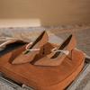 Temperament Shallow Mouth Pointed Head Thin Heel Women's High Heels New Versatile Rhinestone High Heel Single Shoes Women
