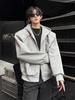 Men's Retro 3D Deconstructed Hooded Cardigan: Autumn/Winter Cleanfit Jacket