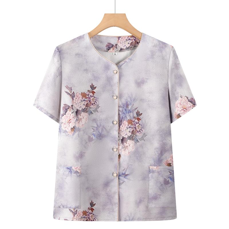 Yuzhaolin Women s Summer Breathable Loose Cardigan Shirt XL