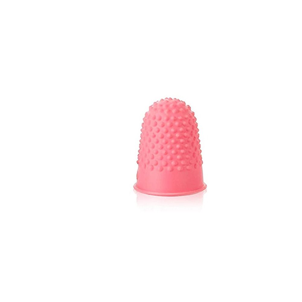 

Craft Rubber Thimble Sewing Quilting Finger Cover Finger Cap Finger Sleeves Finger Protector розовый