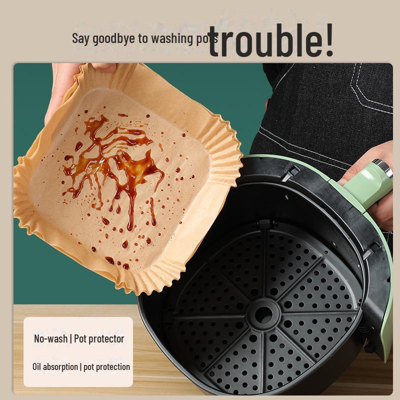 High-Temp Resistant Silicone Oil Absorption Pads for Air Fryers