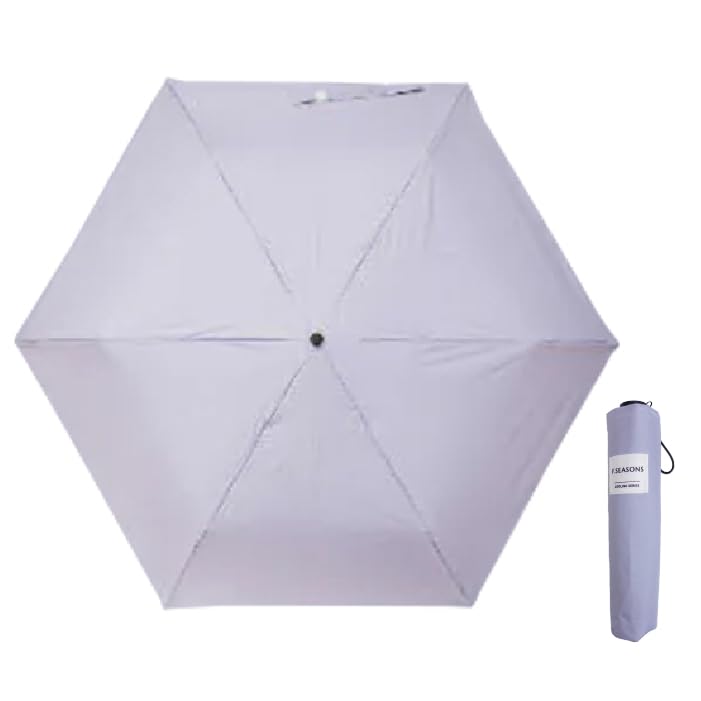 M31 Carbon Fiber Folding Manual Folding UV UV Super for Men and Women F-SEASONS Umbrella, Ultra-Lightweight, Heat-Shielding, Cool, 6-Rib, Folding,