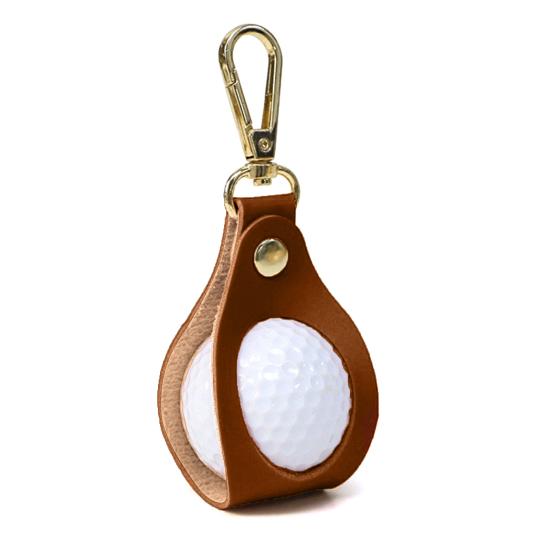 Skórzany Uchwyt na Piłeczki Golfowe Przenośna Torba na Pasek z Klamrą ze Stopu Cynku Akcesoria Golfowe Mężczyźni Kobiety Prezent dla Golfera