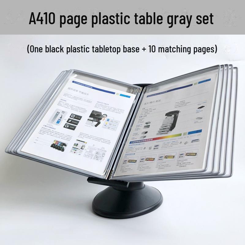 A4 Display Folder with 10 Pages for Promotional Advertising and Data Presentation