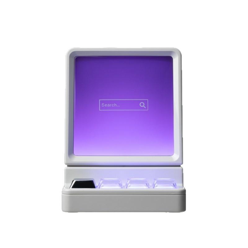 

Classic Computer Shape Bluetooth Speaker With Led Lighting For Desktop Home Outdoor Use