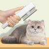 Katzenbürste für kurzes langes Haar, massierend, Entfilzungswerkzeug mit Auslöseknopf, Haustierpflegekamm, Entfernung von Fellknoten