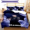 Conjunto de Cama Personalizado com Nome Quarta-feira 3 Peças Capa de Edredom Fechamento Inclui 1 Capa de Edredom e 2 Fronhas, Macio e Confortável para Todas as Estações.