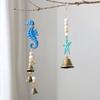Strand Meeres-Thema Glocken-Schmuck Sommer Holz Seepferdchen/Meeresschildkröte/Seestern Windspiel Nautisch Küsten Wandbehang Dekor für Wohnzimmer Schlafzimmer