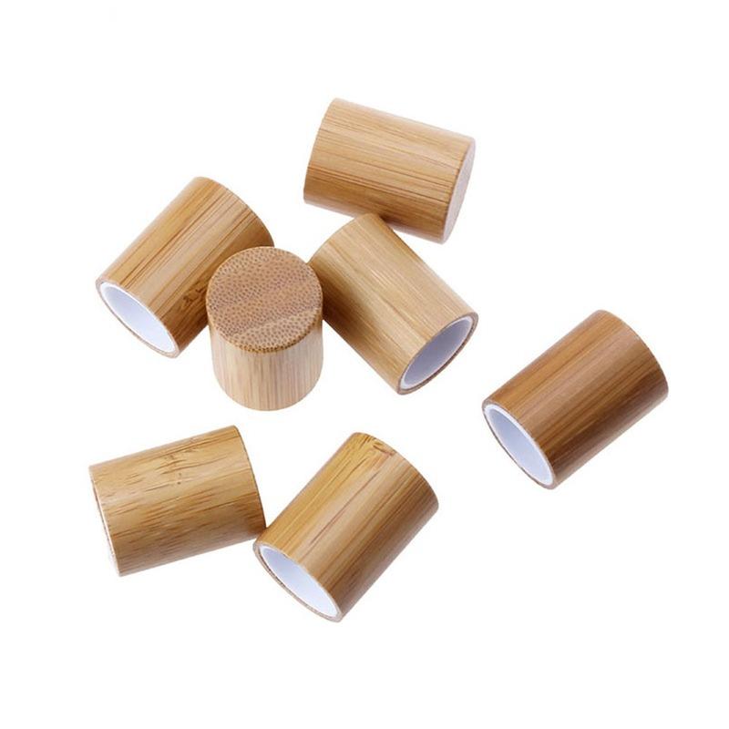 5-12Pcs 10ml Refillable Spray Bottle Roll On Glass Bottles For Essential Oil Roller Bottles Refillable Container With Bamboo Lid
