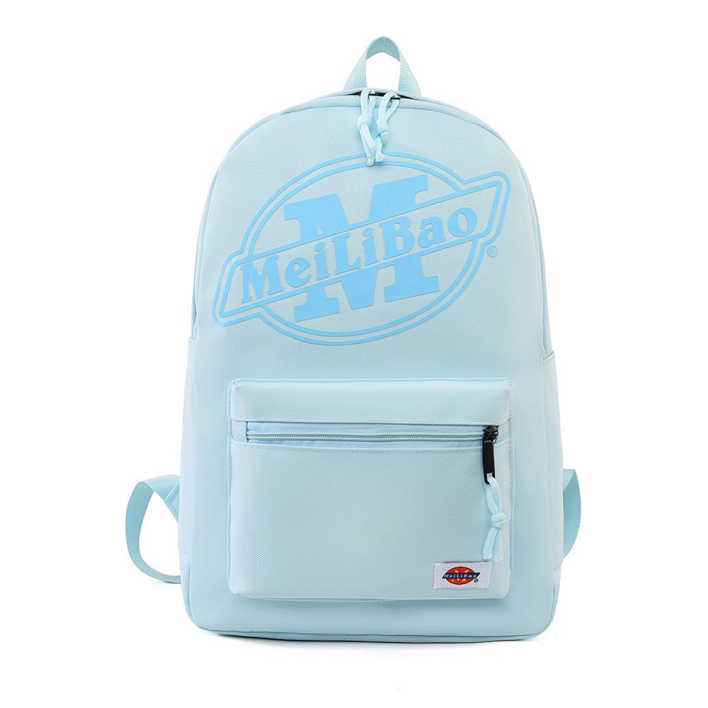 Black & White Colorblock Backpack: Cartoon Anime Design, Unisex Student Schoolbag, Outdoor Travel & Laptop Bag