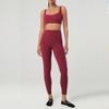 A set of yoga clothes in Europe and the United States, women's high-sense high waist hip lift exercise running fitness suit YY111