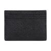 Gucci Palladium Metal Double G Logo Leather Card Holder Men Card Holder Black 734999-DJ20N-1000