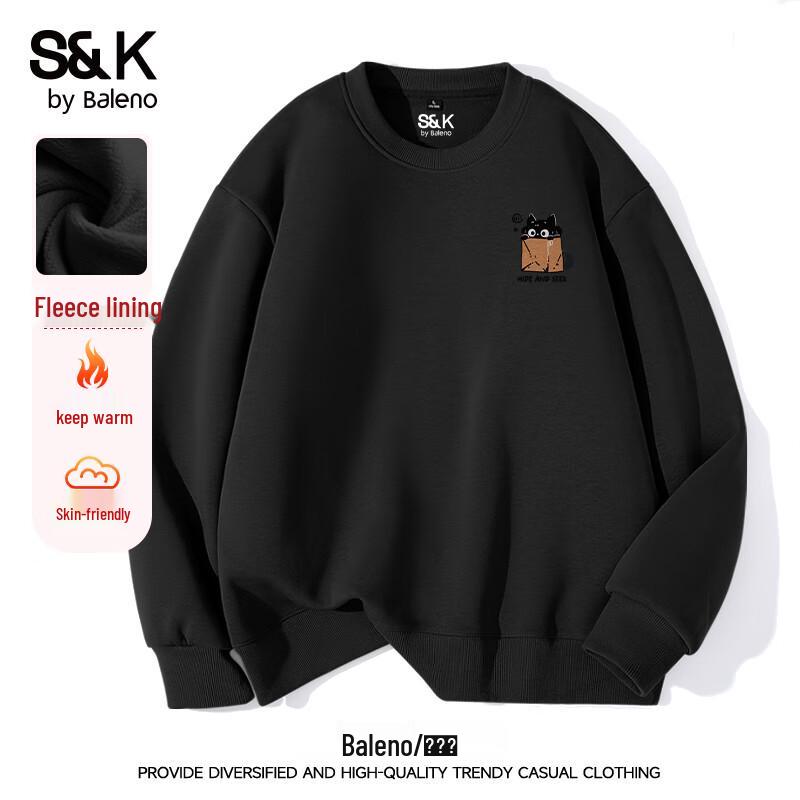 

Baleno S&K Series JPB Black Cat Graphic Fleece Hoodie 5XL