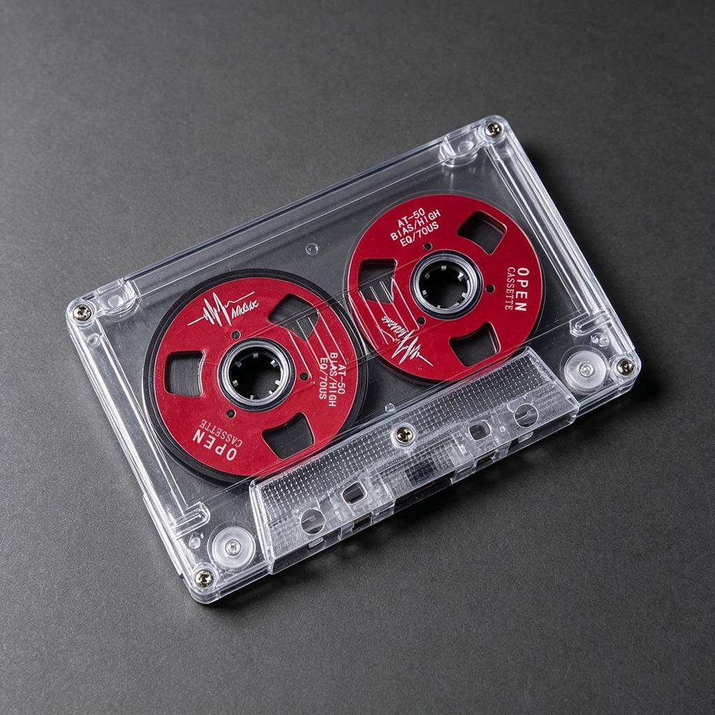 Double-Sided Metal Mini Open Reel 50-Minute Type I Blank Recording Tape for DJs and Music Collections