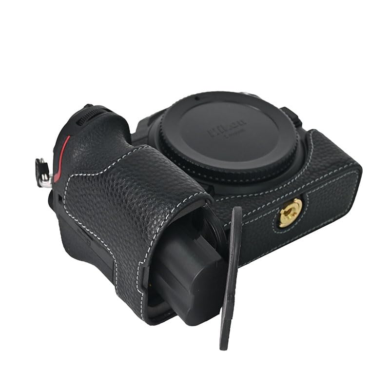 SIUTATDSH Camera Compatible with Nikon and Features a camera shockproof and tripod and battery Case, Silver-Tone Leather, Z5, Z6, Z6II, Z7, Z7II.