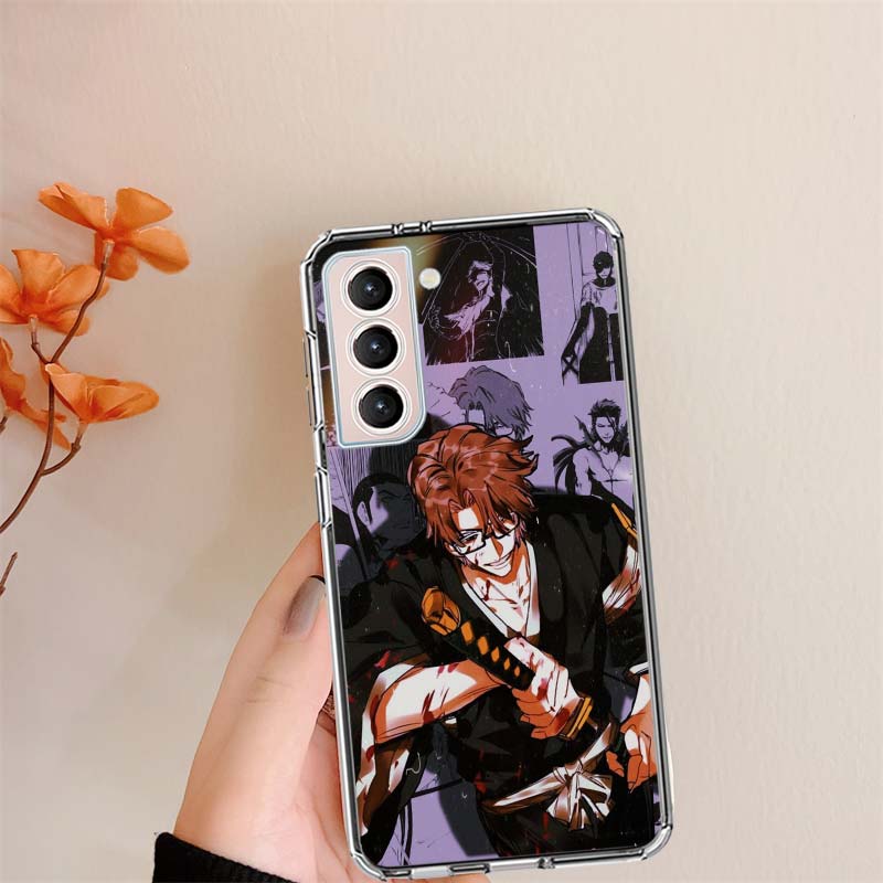 Bleach Aizen Sousuke Clear Phone Cases for Samsung S26 Ultra Galaxy S25 Edge S24 S23 FE S21 Plus S20 S22 S10 Cover Patterned Com