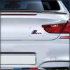 M LOGO Emblem Fender Badge Trunk Sticker Car Front Grille Badge 3D For BMW M Performance Power M3 M5 F30 F20 F25 X1 X3 X5