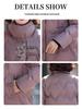2025 Fashionable Short Winter Cotton Down Jacket for Middle-aged & Elderly Women, Warm Mom's Outerwear