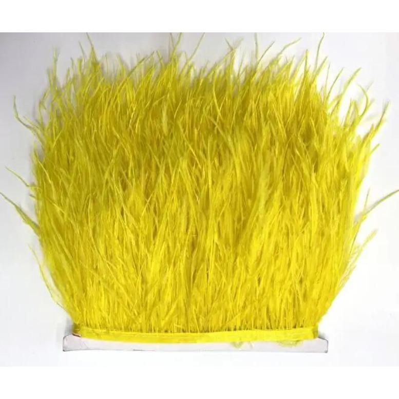 Feather5m Ostrich Hair Fringe Feather Trims Stage Costume Accessories Manufacturers