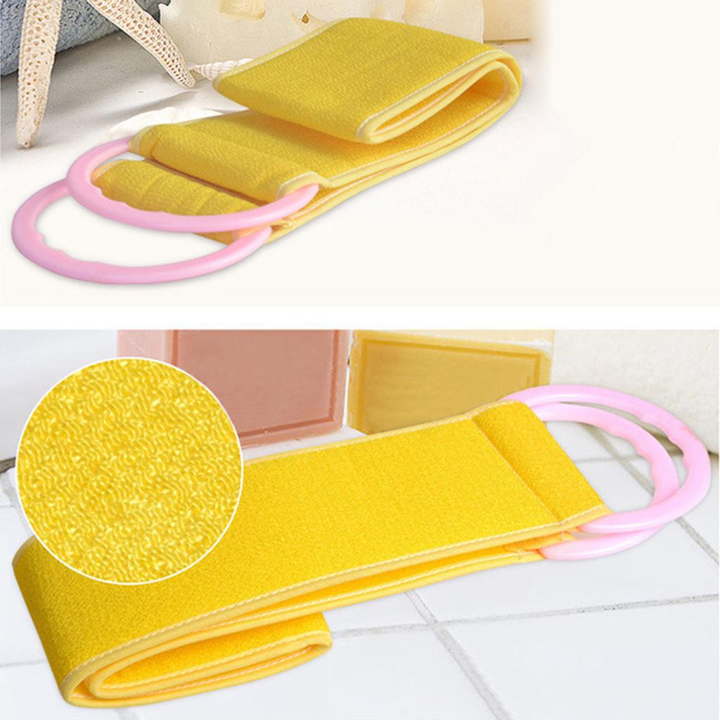 Double Sided Shower Strip Towel Exfoliating Dead Skin Shower Towel Suitable for Daily Body Cleaning Use