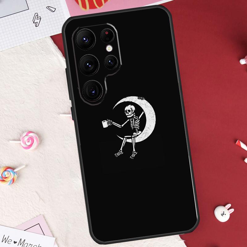 Skeleton Art Case For Samsung Galaxy S26 Ultra S23 S22 S21 S20 S24 S25 Ultra S10 Plus S25 FE Cover Shell